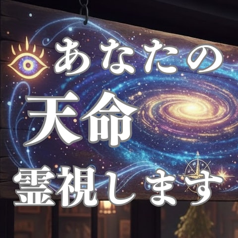 霊感霊視*波動修正を活かし、あなたの天命占います