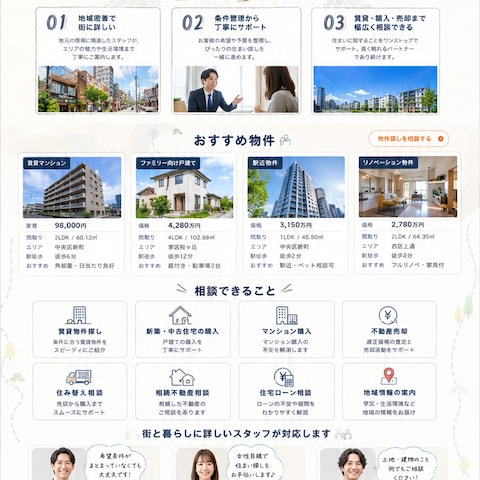 しらぬい不動産様