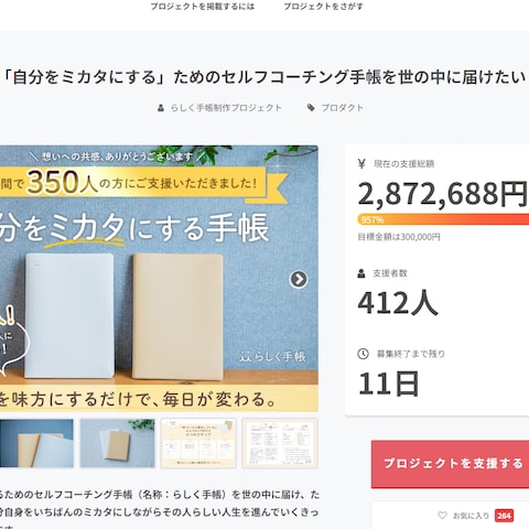 クラウドファンディング用テキスト