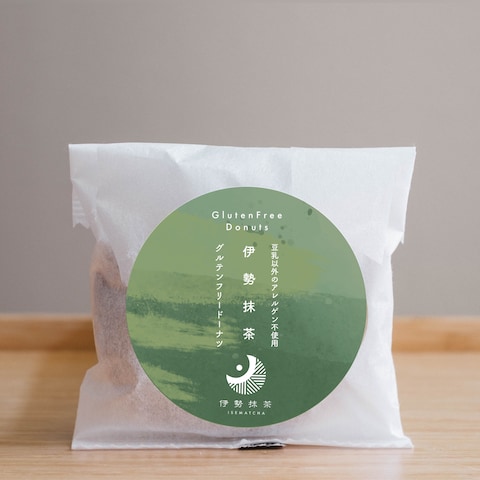抹茶専門店のグルテンフリードーナツ