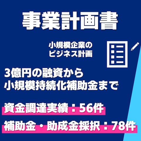 資金調達実績:56件 補助金・助成金獲得支援:78件