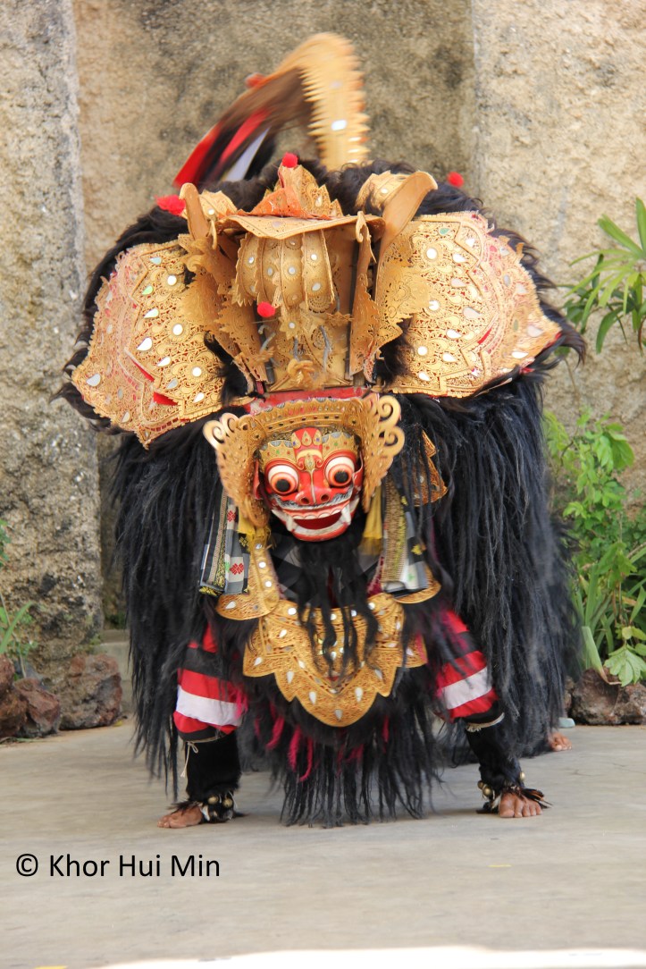 Barong dance at GWK Cultural Park, Jalan Raya Uluwatu - Jimbaran Badung 80364, Bali, Indonesia.