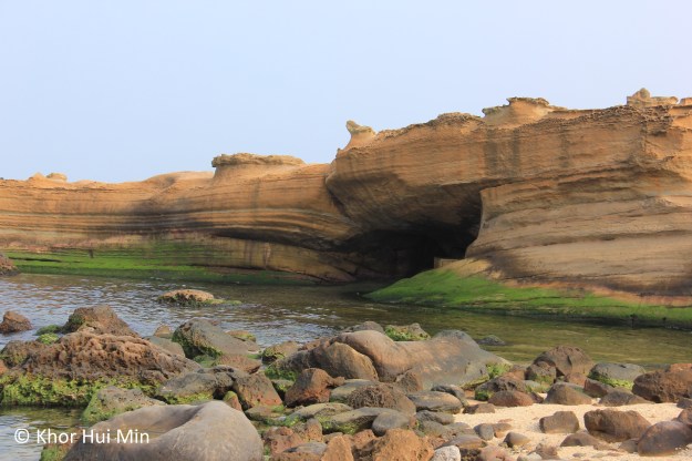 Geological formations at Yehliu Geopark, Wanli, New Taipei. Photo taken on 12 March 2014.