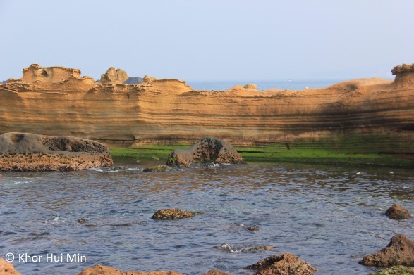 Geological formations at Yehliu Geopark, Wanli, New Taipei. Photo taken on 12 March 2014.