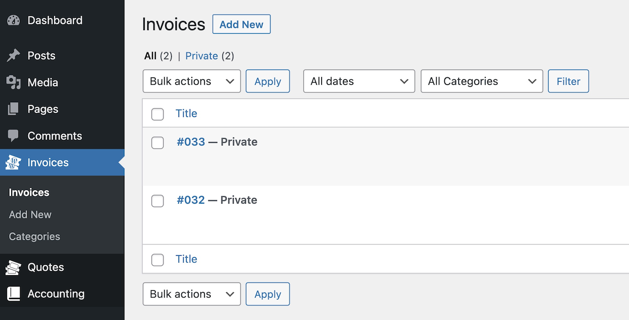 Custom Post types