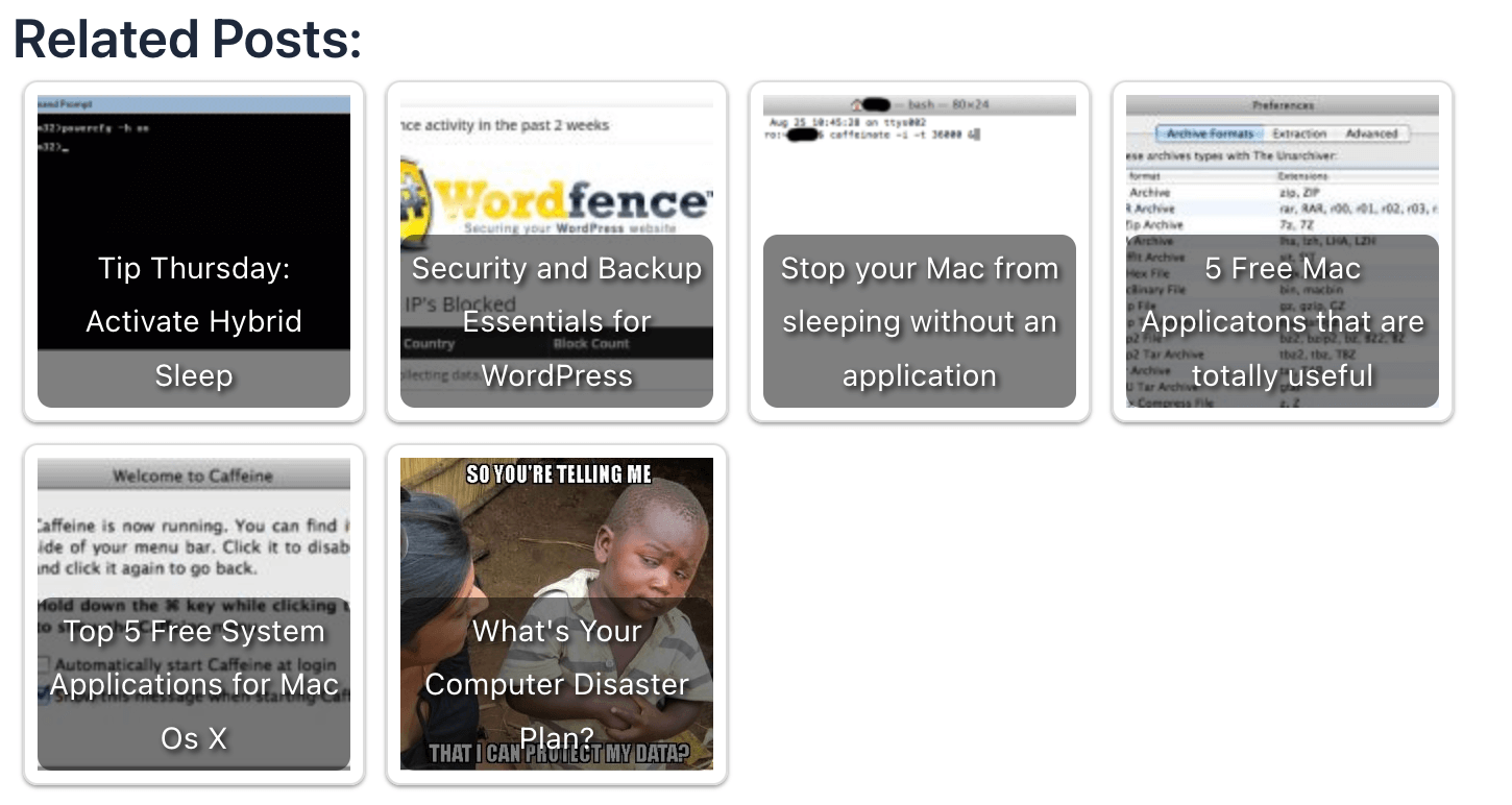 Related Posts (Rounded Thumbnails)