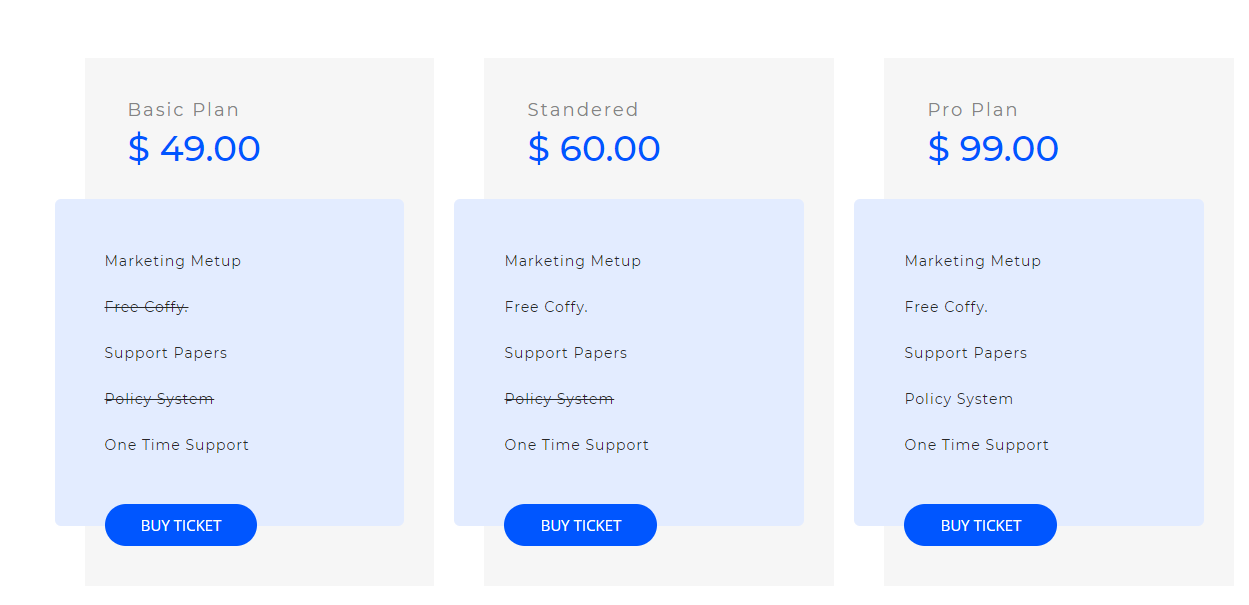 HT Event Price Style 1