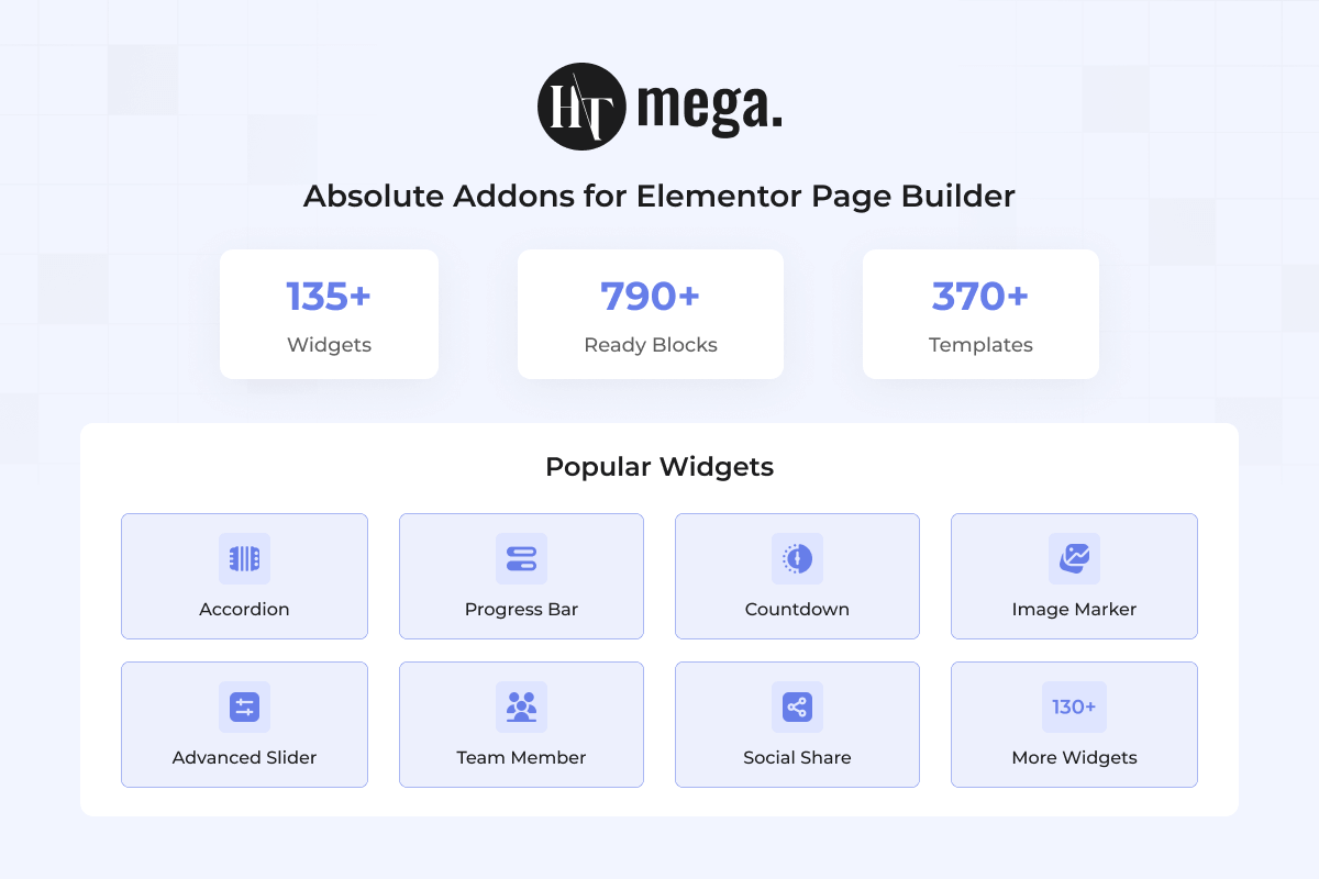 135+ Powerful Widgets, 790+ Blocks & 370+ Templates for Elementor