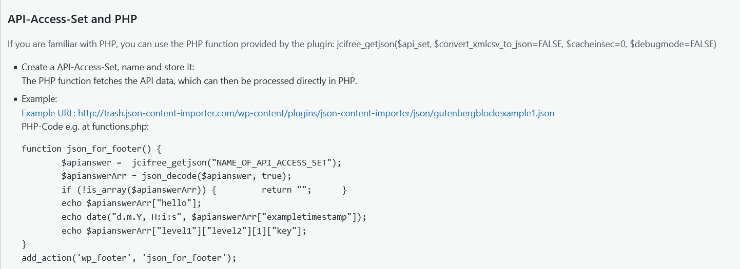 Step 1: Retrieve data. Highly recommended: Use the JCI Block.