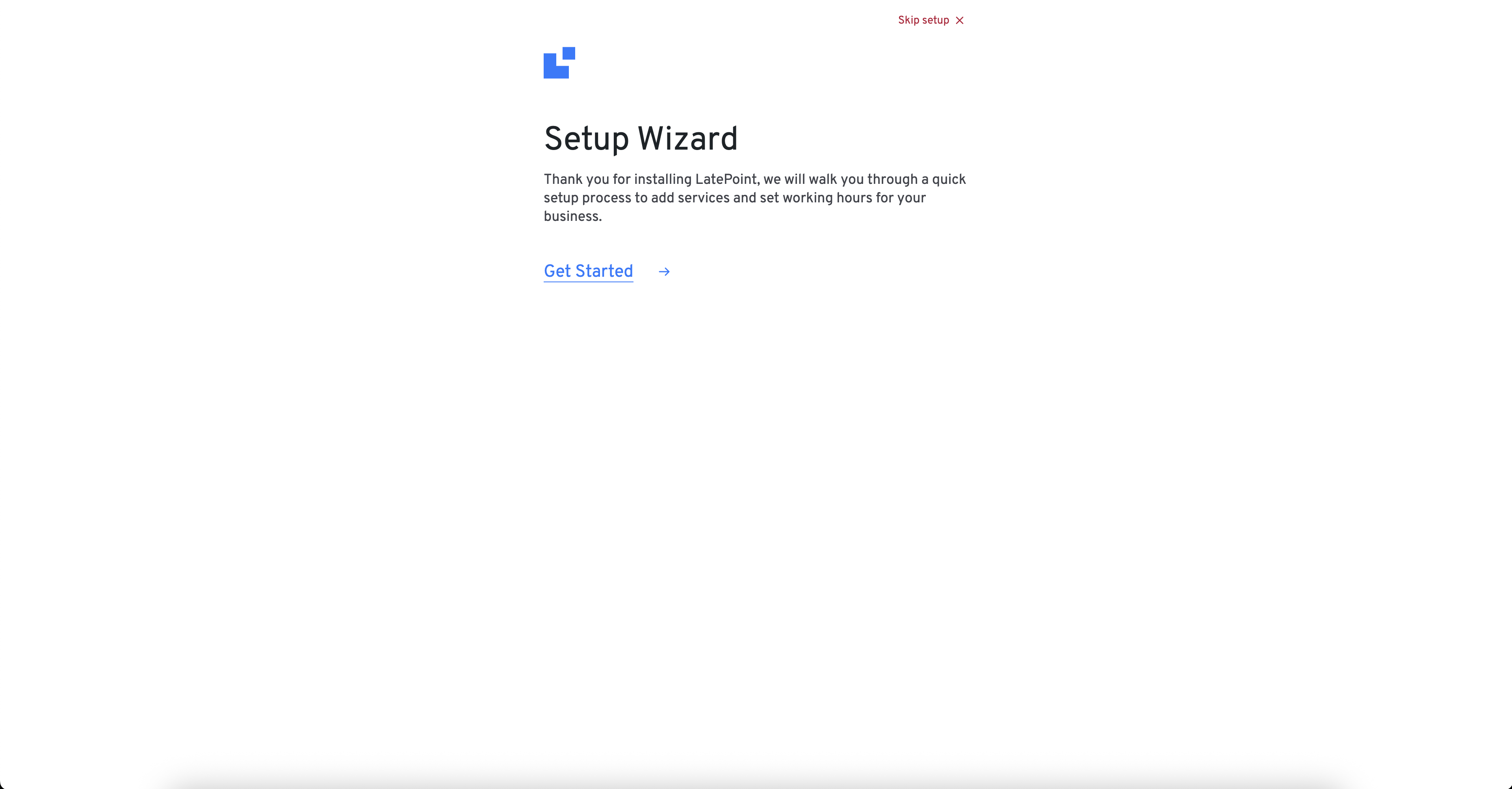 Setup wizard - Get up and running in minutes with our guided onboarding.