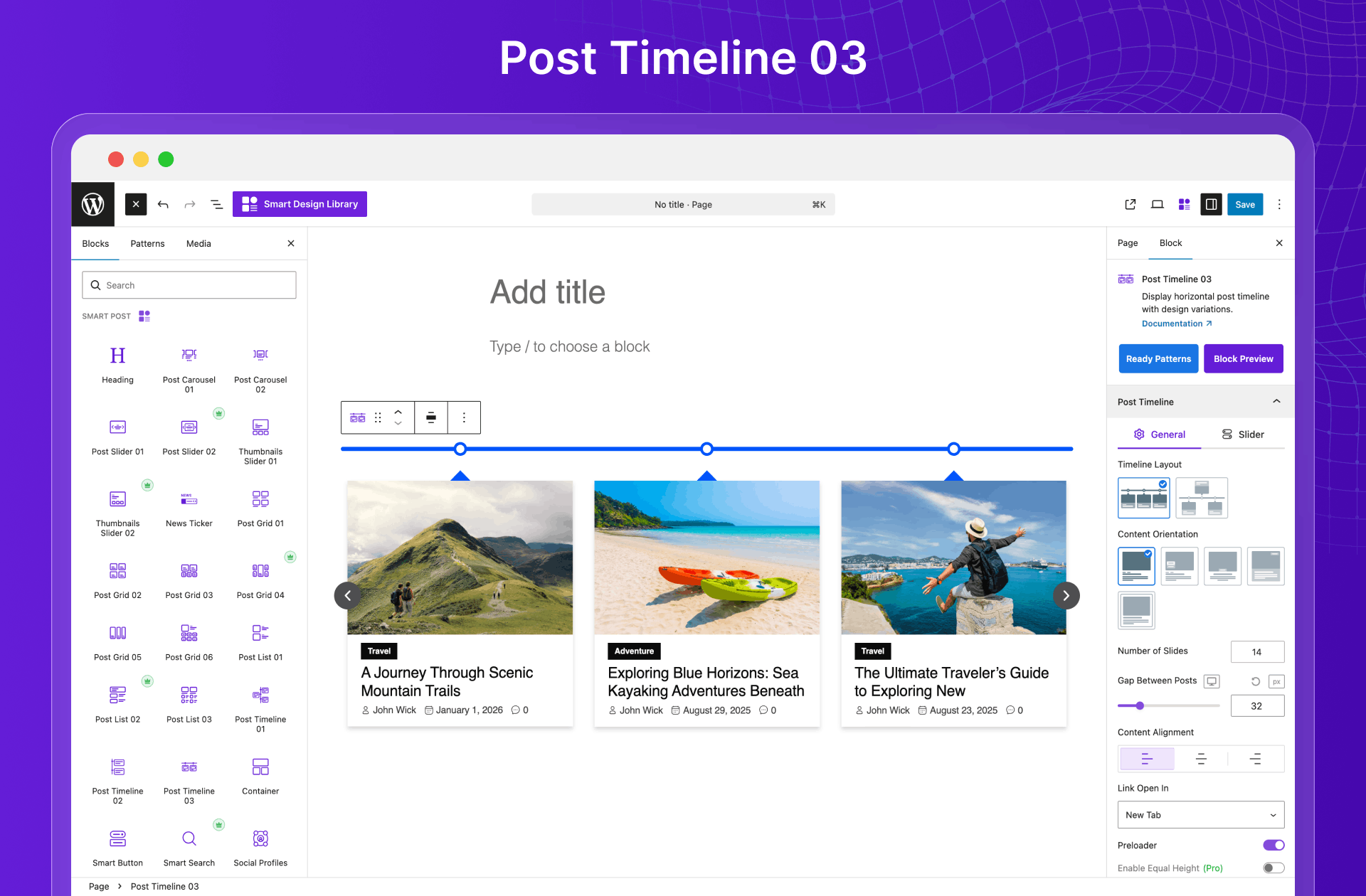 Post Timeline 03