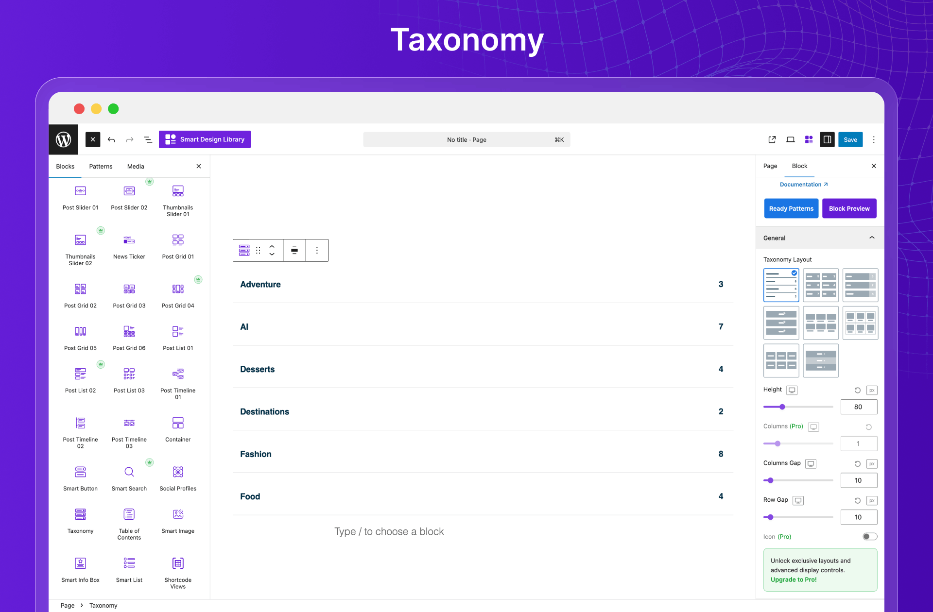 Taxonomy