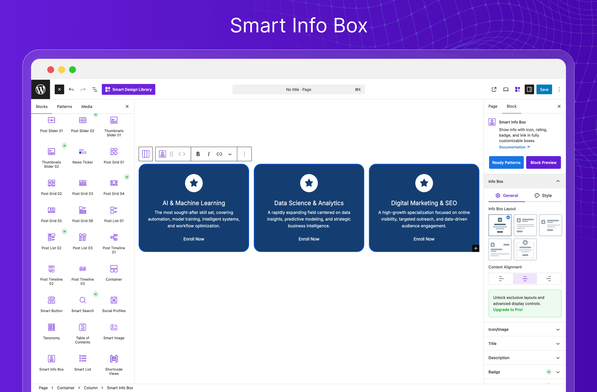 Smart Info Box