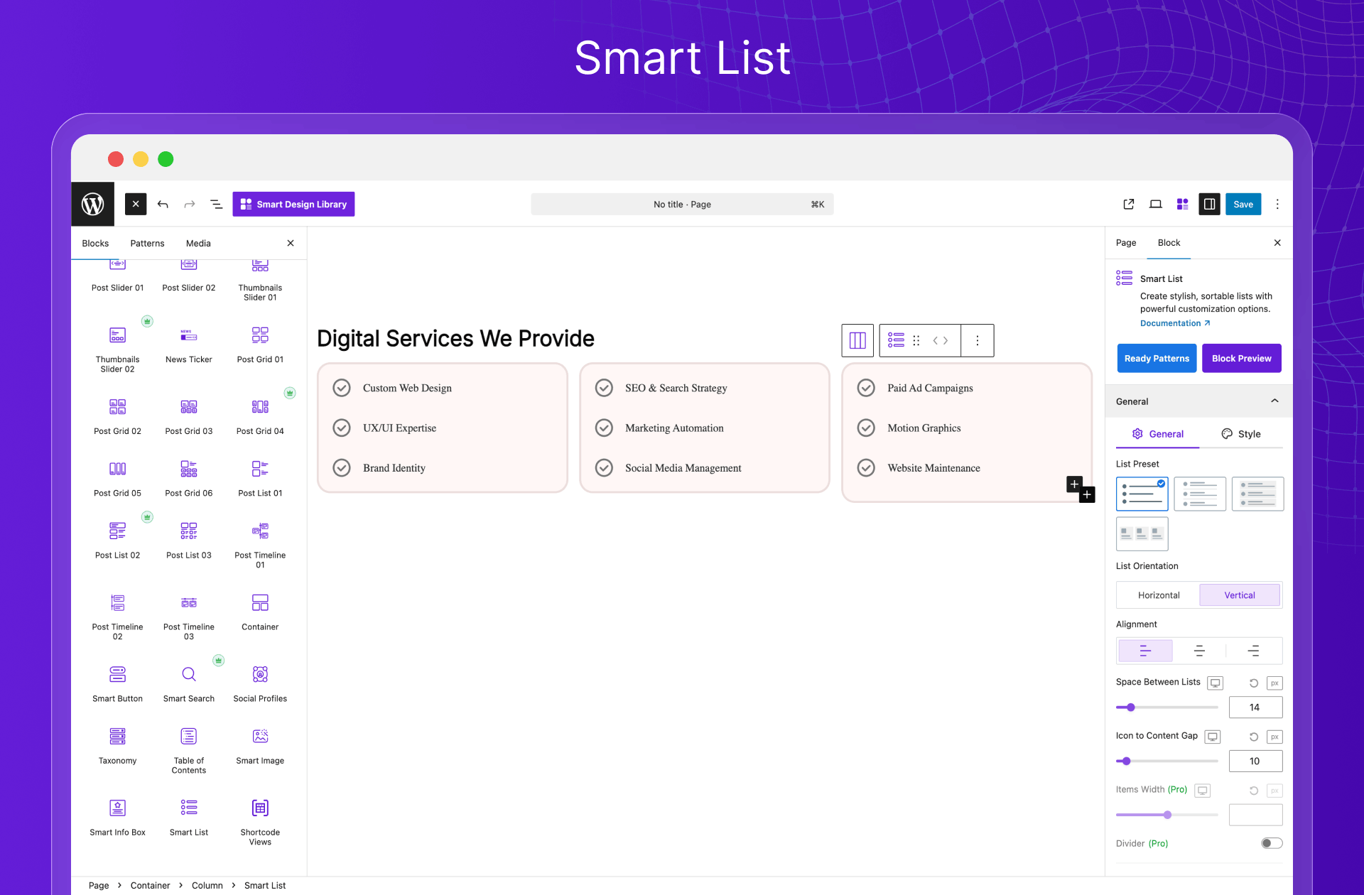 Smart List