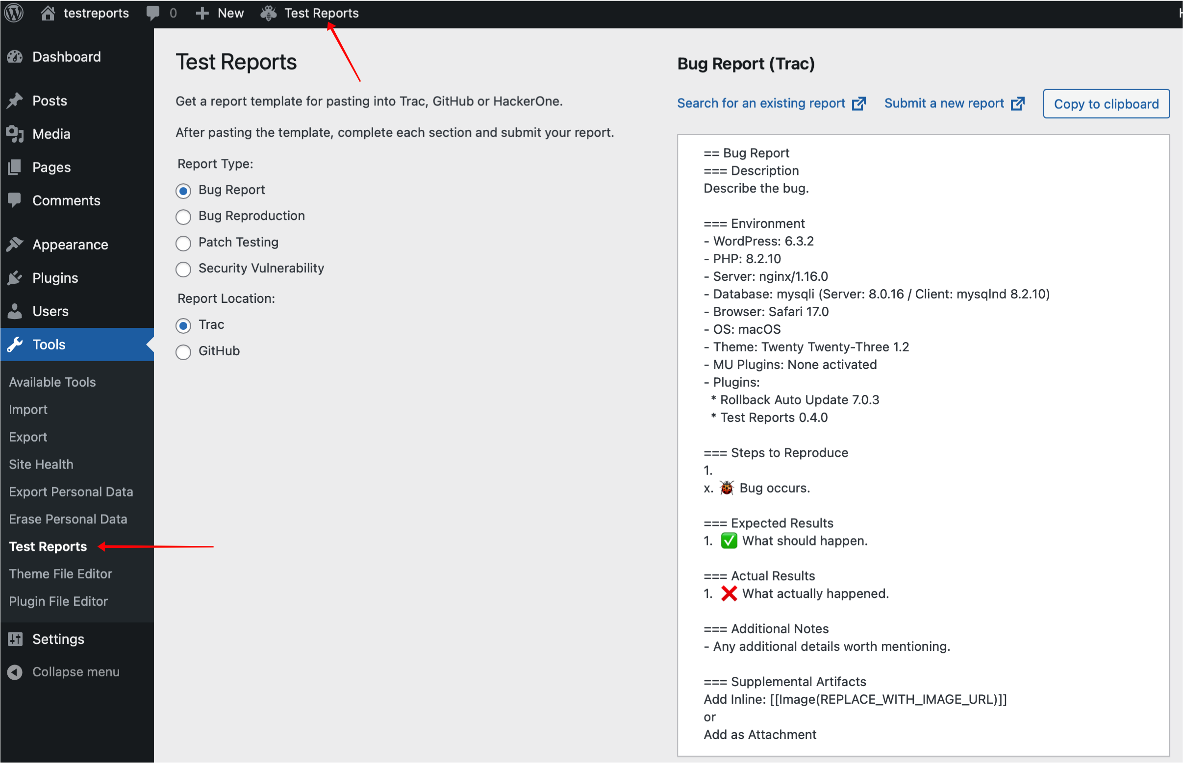 Bug Report