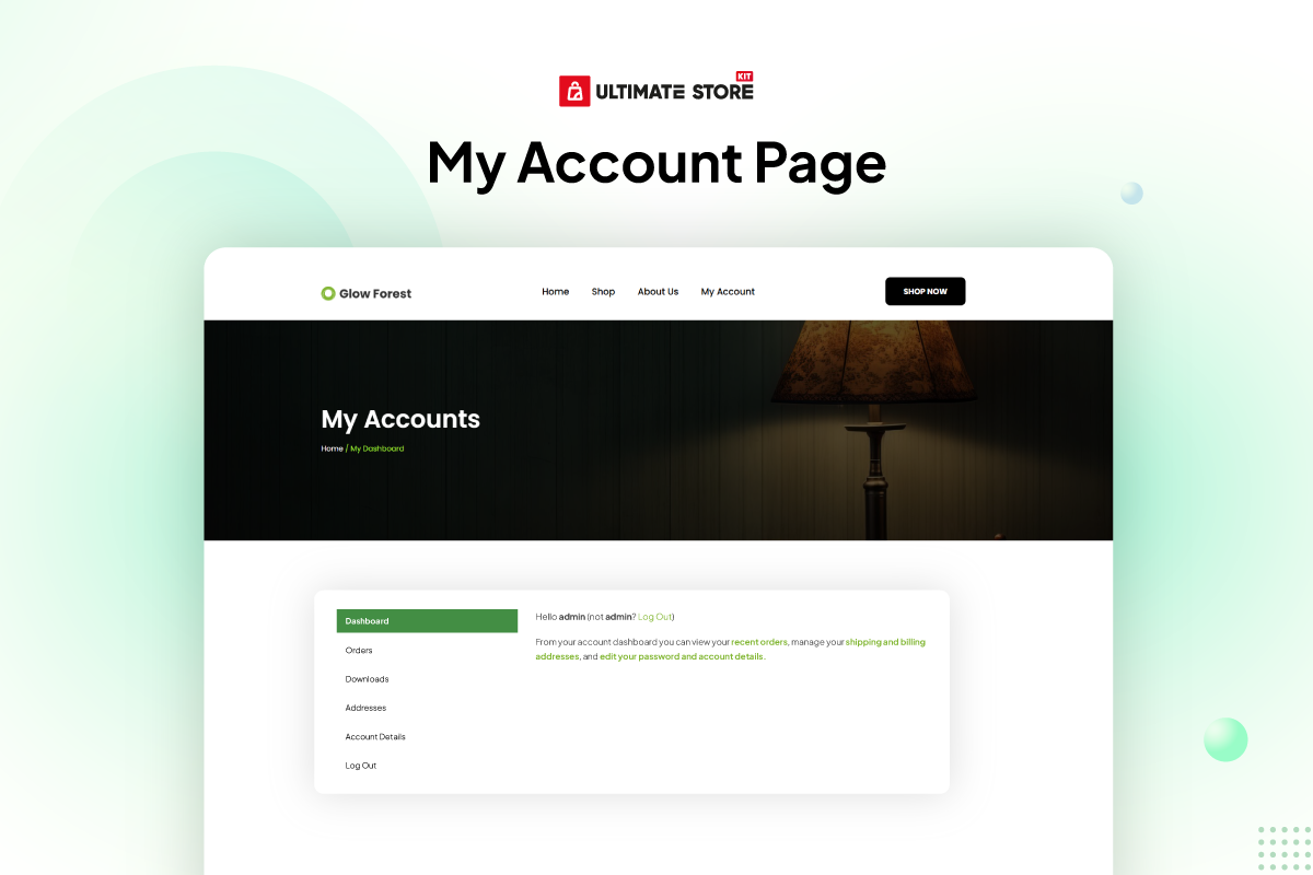 My Account Page