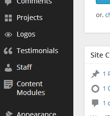 Custom post types