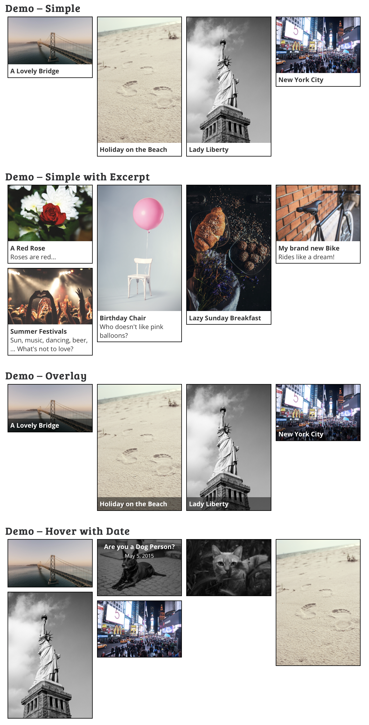 Different free templates that are fully responsive and work on desktop, tablet and mobile