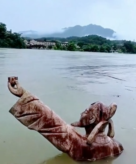 长沙1小时雨量54个西湖 火车站地铁被淹