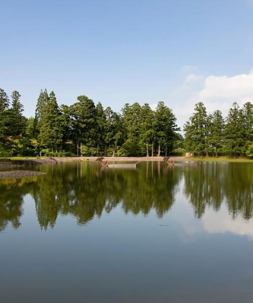 Een mooi uitzicht op Ichinoseki