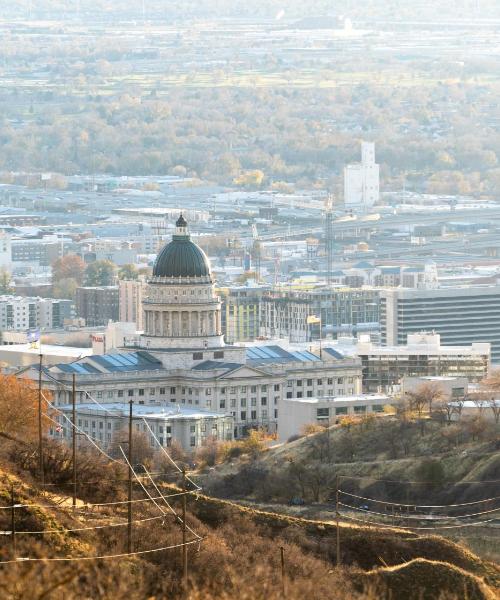 Fallegt útsýni (Salt Lake City) – Salt Lake City-alþjóðaflugvöllur býður upp á flug hingað