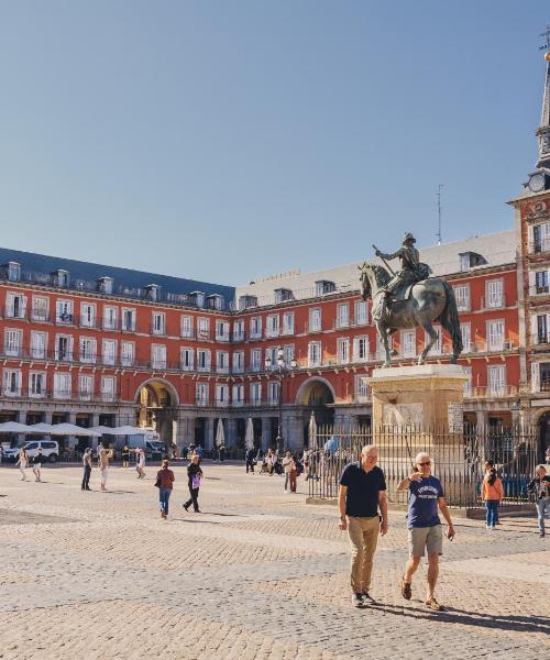 Ein schöner Blick auf Madrid