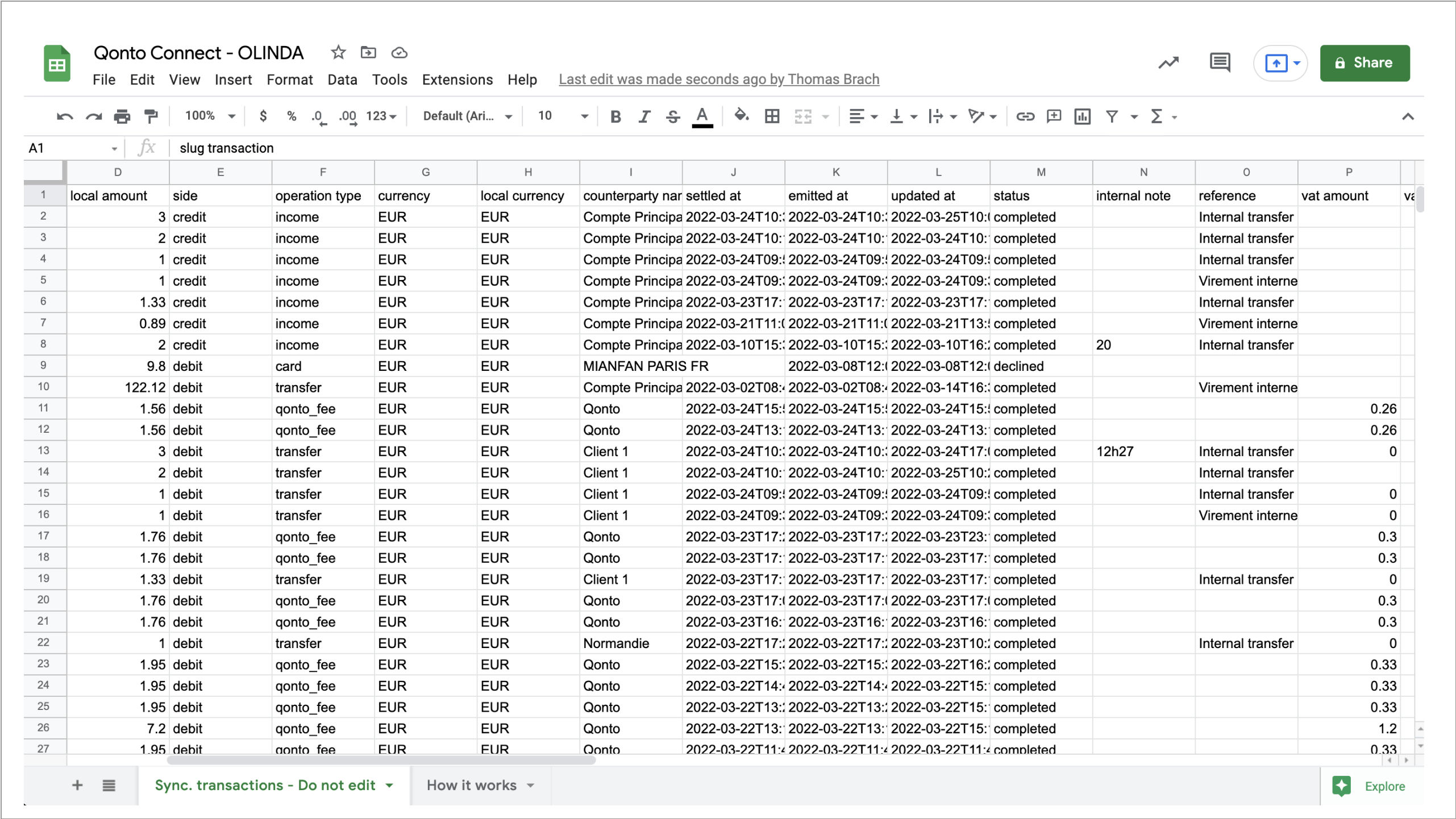 Google Sheets