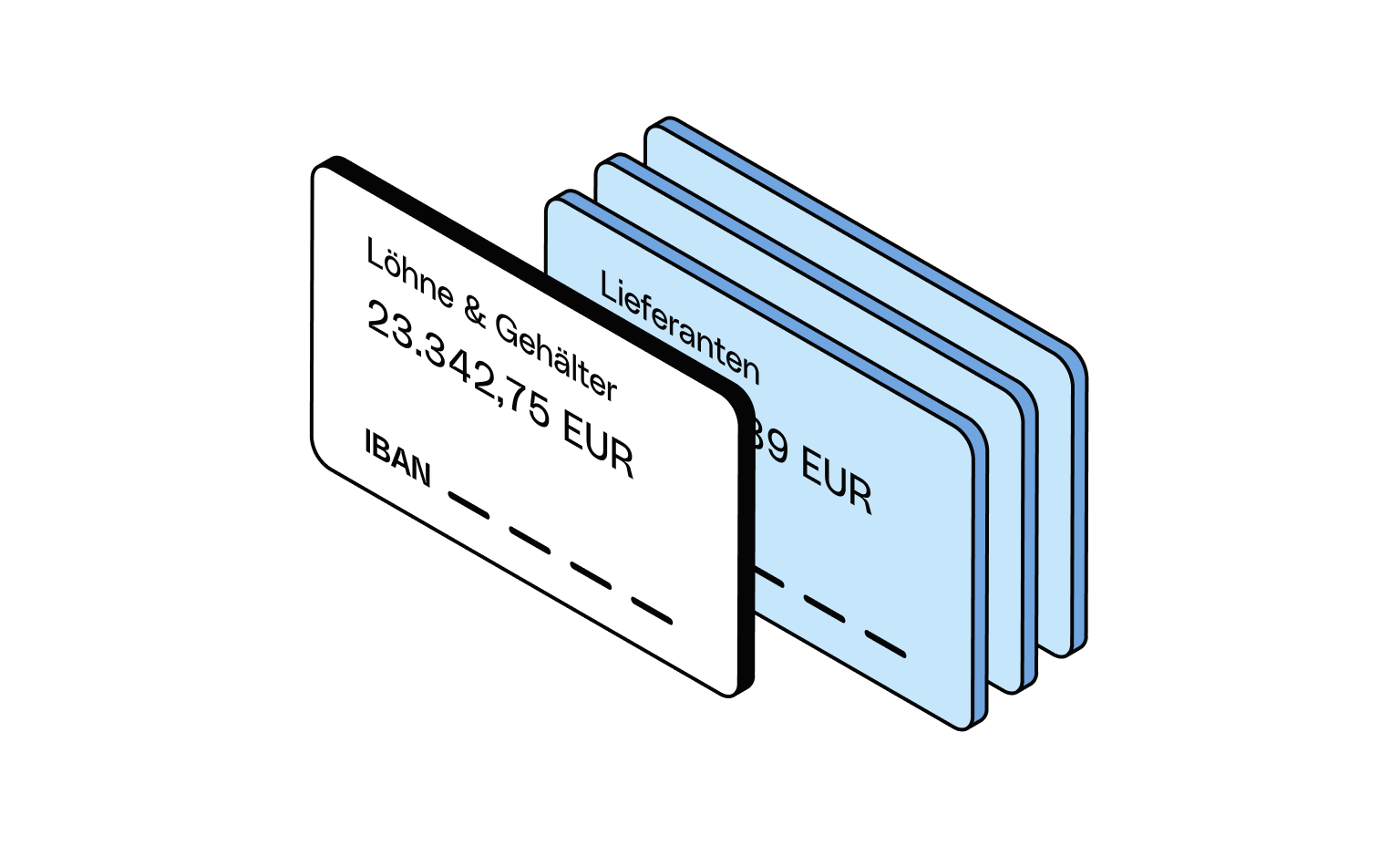 WEB Blueberry Cards Bento Headline Multi-Konto