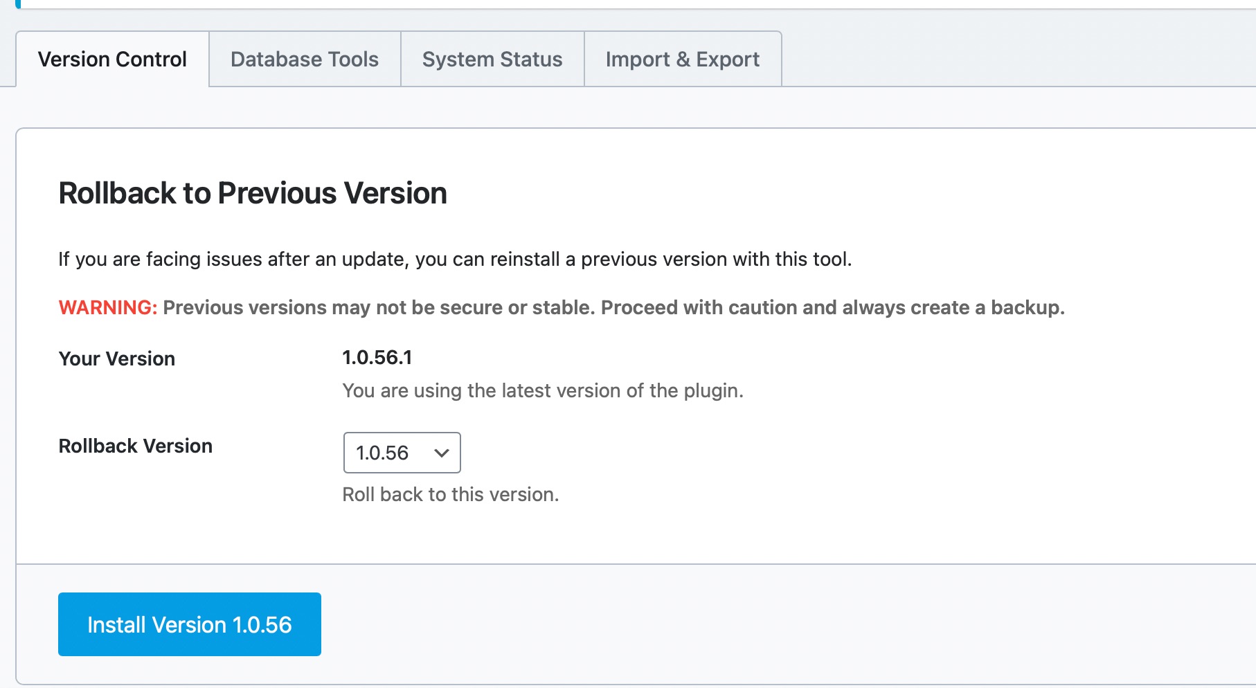 Rank Math Status and Tools