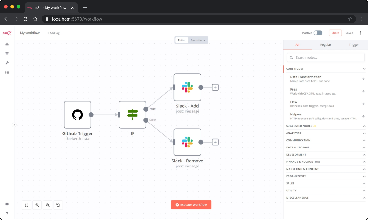 n8n.io - Screenshot