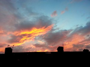 Red sky at night...