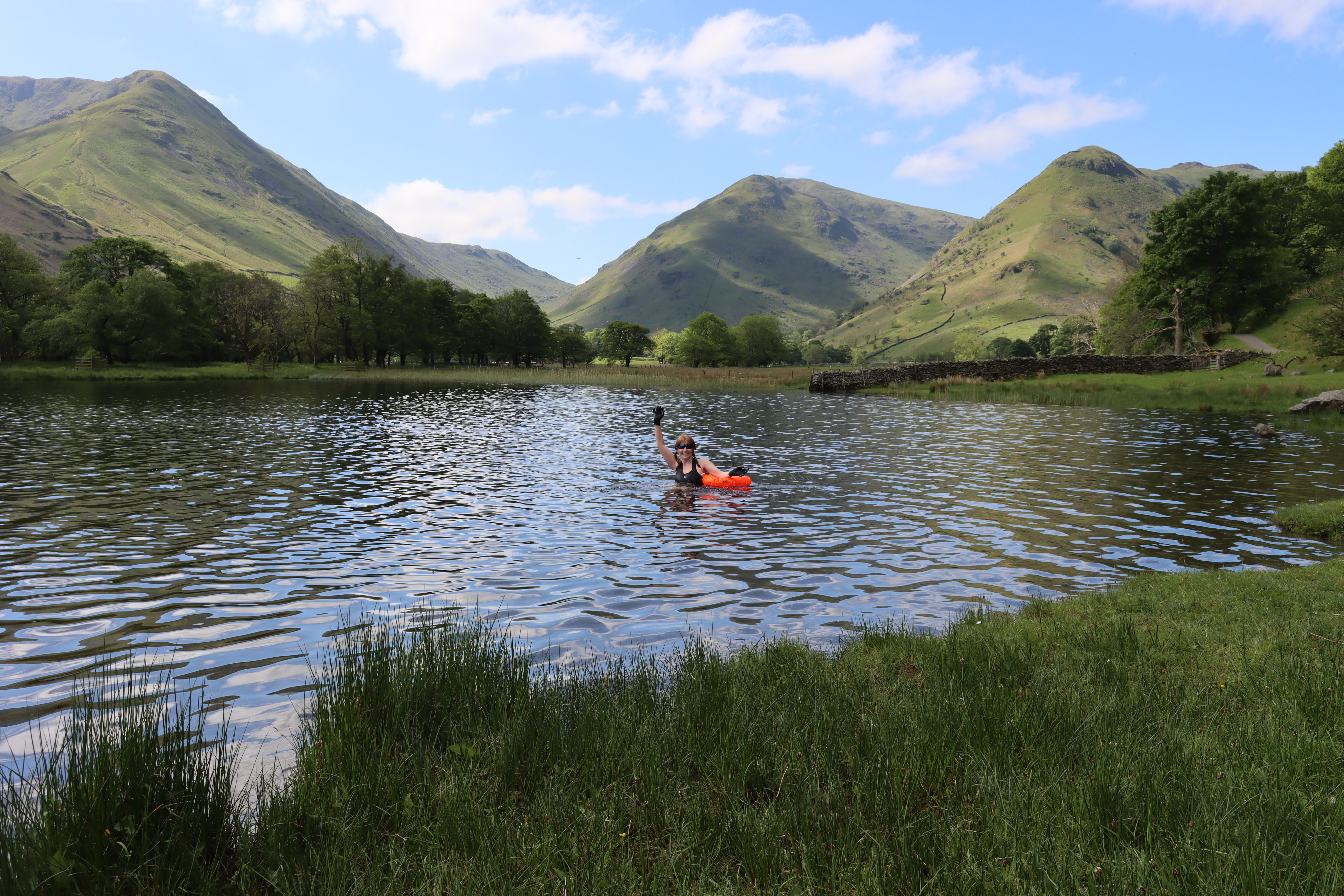 Wild swimming in Brothers Water