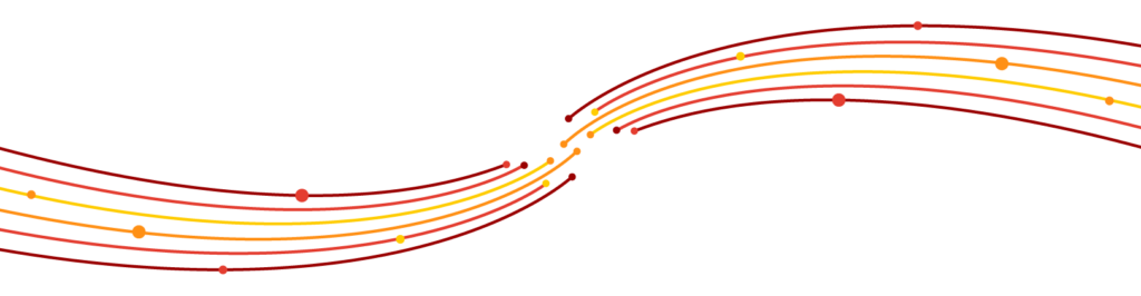 colorful wave lines pattern - mobile