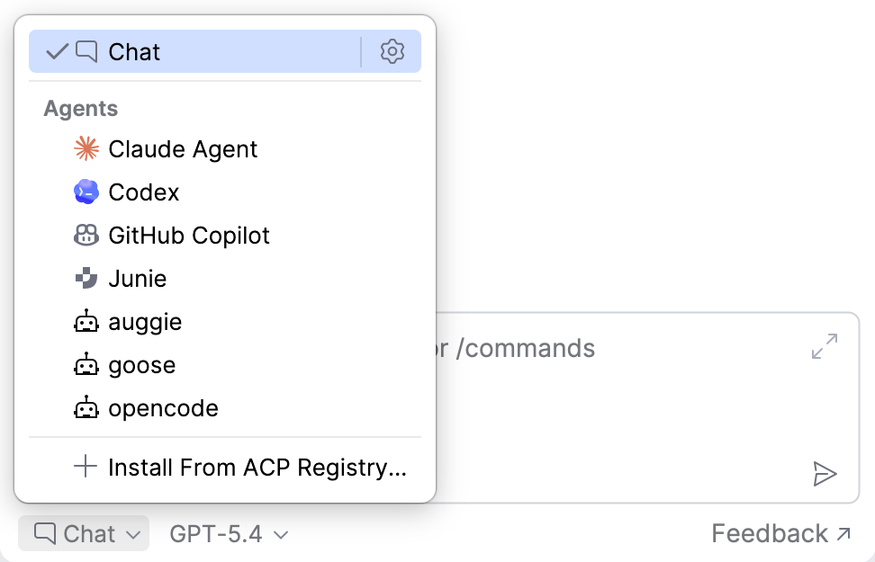 Added ACP Agents in AI Chat Added ACP Agents in AI Chat