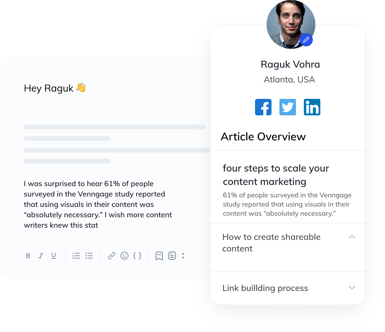 Personalize each pitch in an instant