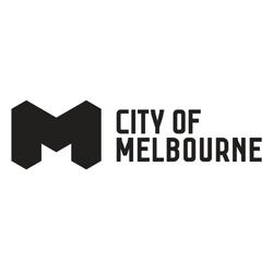 COM black logo City of Melbourne logo Run Melbourne Sponsor
