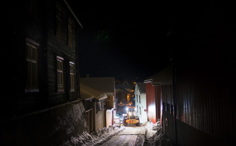 Bergmannsgata og Kjerkgata stenges for trafikk, onsdag 29. januar fra kl. 17 – snørydding