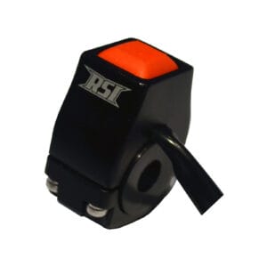 BILLET ALUMINUM MOMENTARY KILL SWITCH PUSH BUTTON BLACK ANODIZED