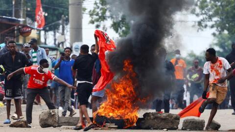 La manifestation interdite par les autorités a généré des troubles, lundi 21 octobre 2024, dans les rues de Maputo, la capitale du Mozambique.