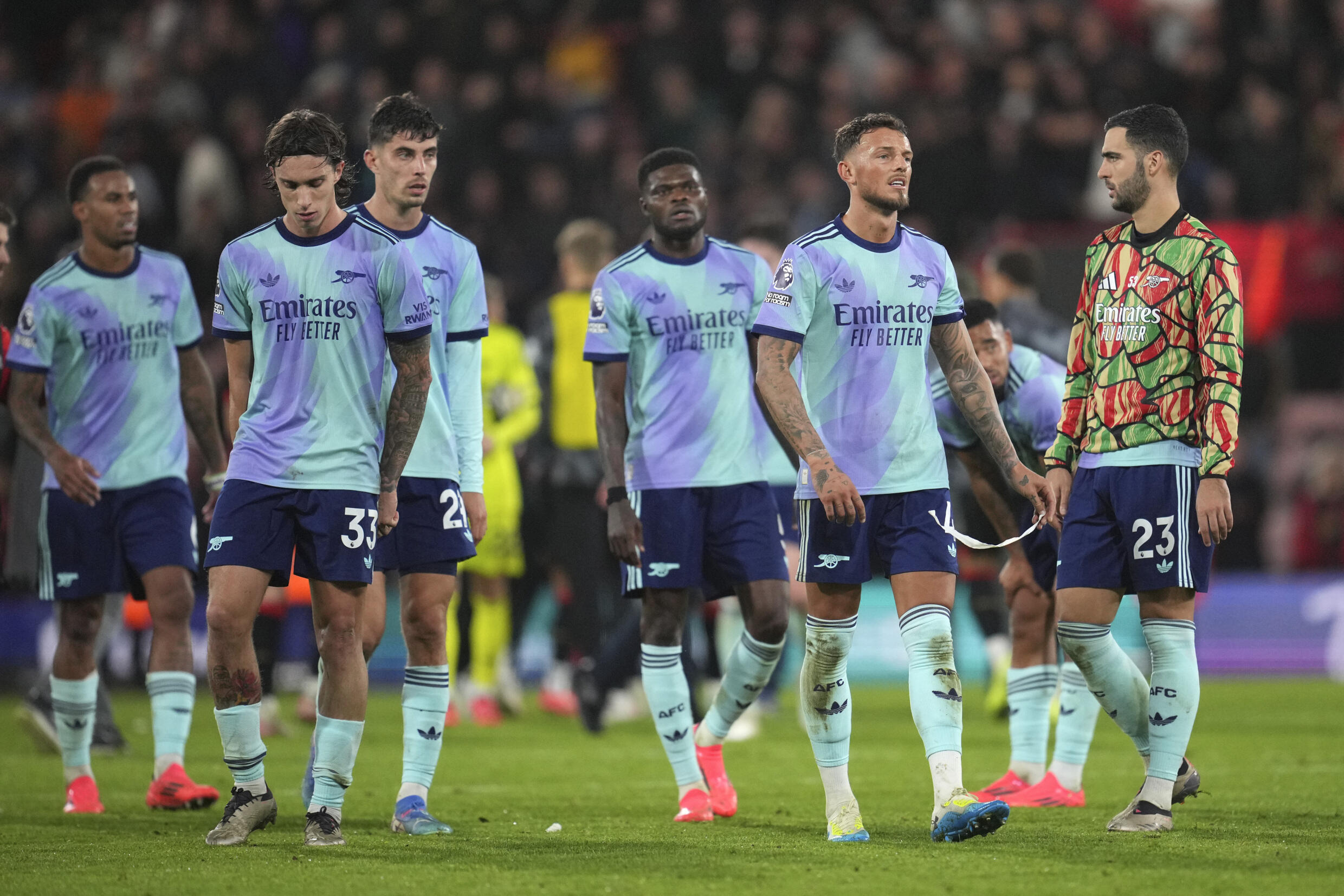 Arsenal (foto) perdeu por 2-0 na deslocação ao terreno do Bournemouth.