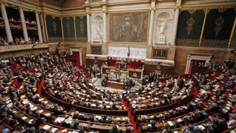 Vista geral da Assembleia de Deputados da França. Foto de arquivo.