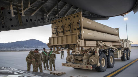 Một hệ thống tên lửa THAAD tại căn cứ Fort Bliss, Texas, ngày 23/02/2019. 