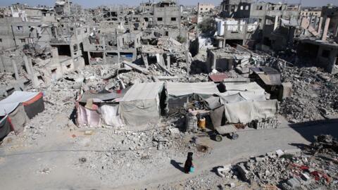 Une palestinienne à Khan Younès, dans le sud de la bande de Gaza, le 4 septembre 2024.