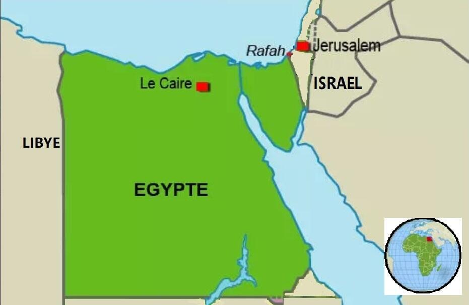 carte Egypte