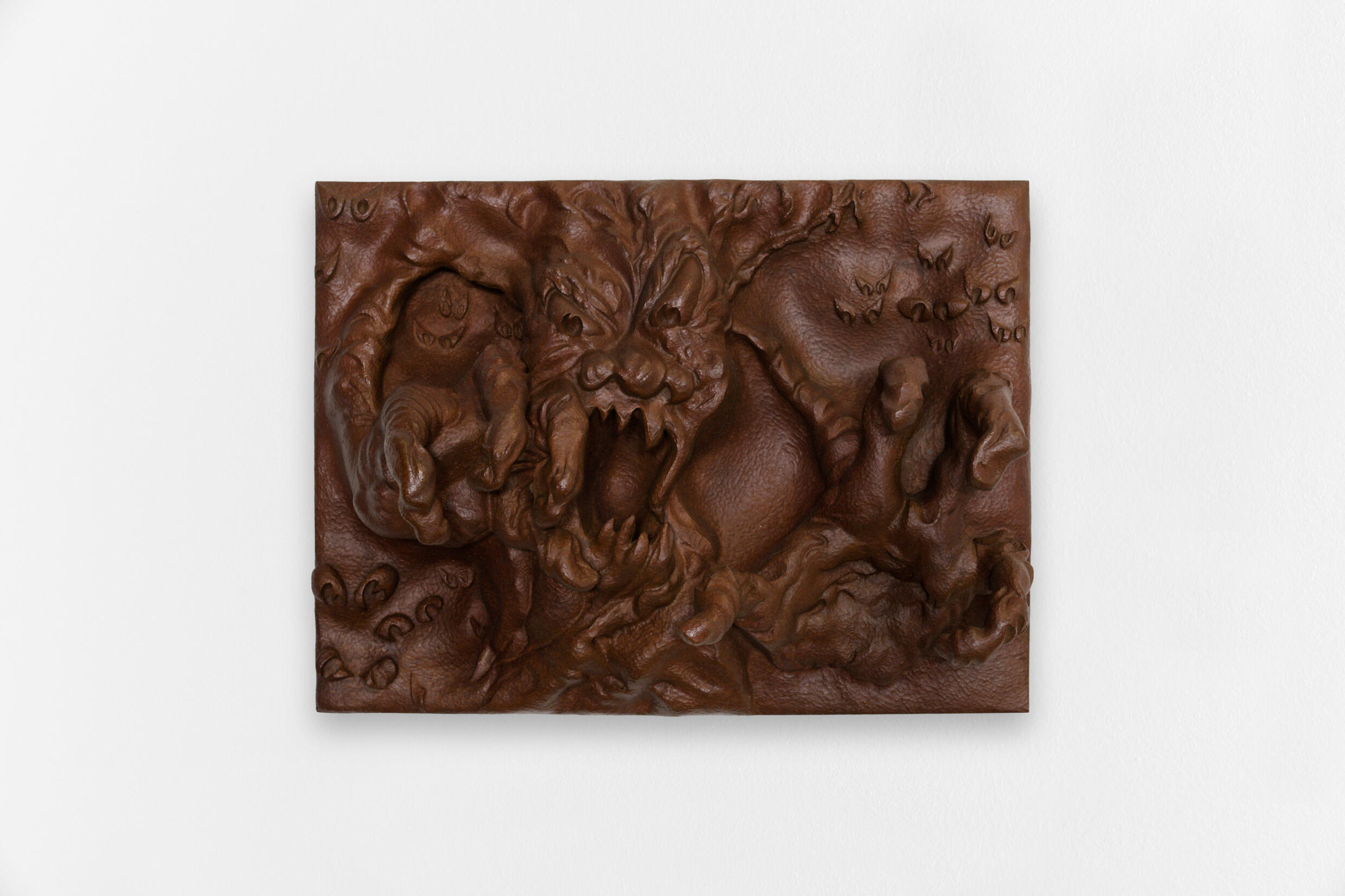 Xavier Robles de Medina, Snow White and the Seven Dwarfs, Walt Disney Productions, 1937, 2023, patinated bronze relief, 24 × 32 × 10 cm, Galeria Catinca Tabacaru, Art Basel Paris 2024.