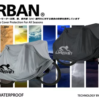 SARUNG SEPEDA BICYCLE COVER URBAN WATERPROOF U DEWASA WIMCYCLE POLYGON