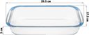Блюдо для запекания стеклянное 