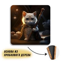 Подставка под кружку "Котик из хогвартса"