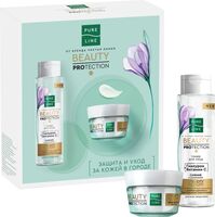 Подарочный набор "Beauty Protection" (тонер; крем-флюид для лица)