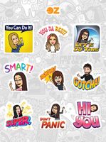 Набор наклеек "Bitmoji"